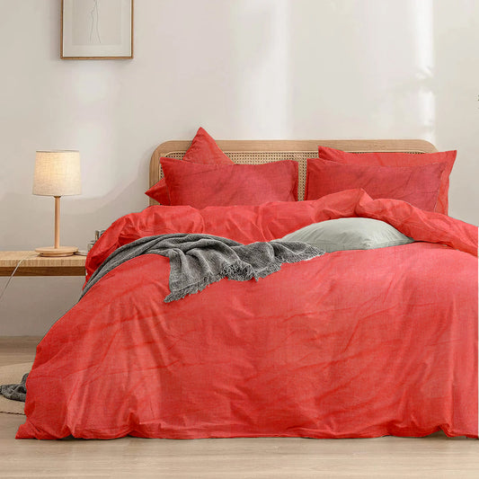 Palmer Orange Bedsheet, Duvet & Comforter Sets