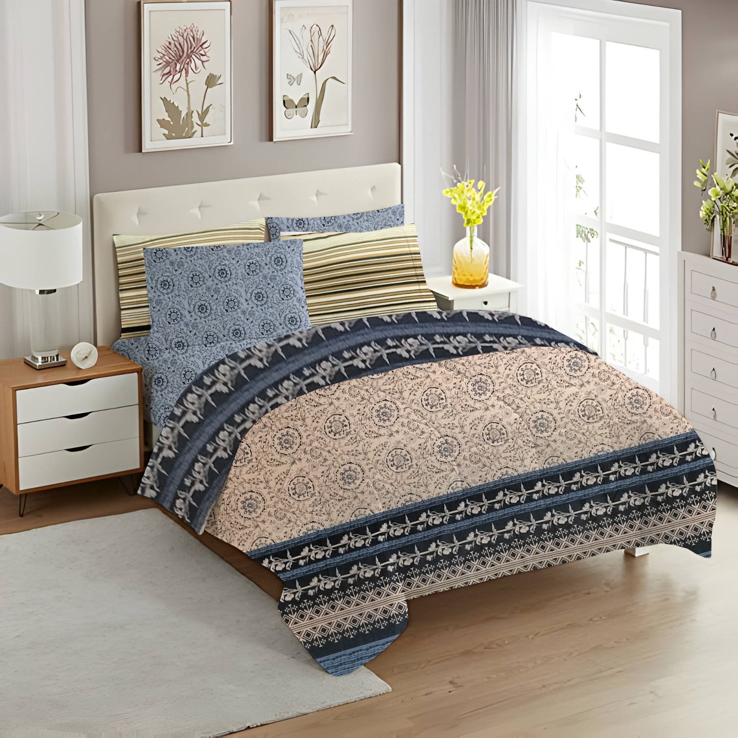 Silver Palm Duvet & Comforter Sets
