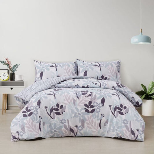 Lavender Blossom King Bedsheet Set